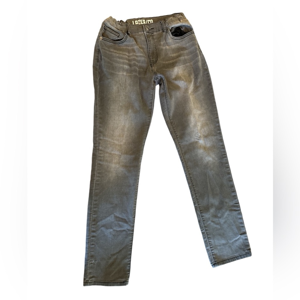 Laser/Co Gray relaxed stretchy comfort Jeans size 16 Boys